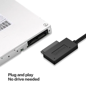 1-10 шт. USB-адаптер для ПК 6P 7P CD DVD Rom SATA к USB2.0 Конвертер Slimline Sata 13-Контактный адаптер Кабель Привода Для ПК Ноутбук Тетрадь