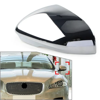 1 шт., крышка Зеркала заднего вида с левой стороны Для Jaguar XF XFR XFR-S XJ XJR XK XKR XKR-S XE, АБС-пластик, Автомобильный стайлинг