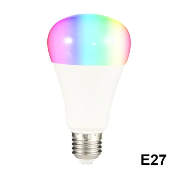 18 Вт E27 B22 E26 Smart WIFI LED Лампа Управления Мобильным телефоном Пульт Дистанционного Управления Затемнением RGBCW Лампа Работает С Alexa Google Home