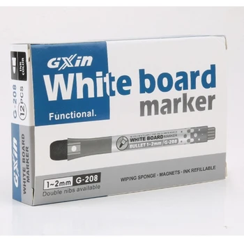3 шт магнитных маркеров для белой доски G-208, школьные принадлежности, могут использоваться для граффити, обучения, встреч.Почерк легко стирается