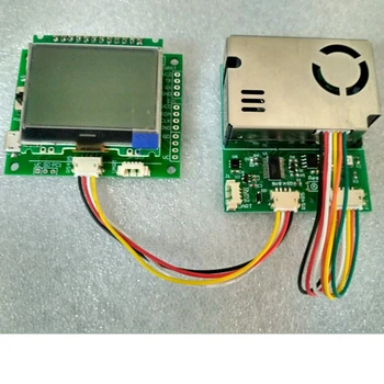 Детектор 7-в-1 модуль датчика с экраном PM2.5 PM10 температуры и влажности C02 формальдегида TVOC