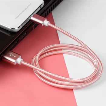 Кабель USB Type C для 1 метра Samsung S10 S9 Xiaomi Mi 9 Быстрая Зарядка Данных Зарядное Устройство для телефона Провод Type-C Кабель USB-C Шнур для Huawei