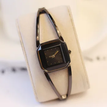 Многофункциональные часы-браслет премиум-класса, простые квадратные кварцевые часы 7 цветов для деловых встреч вне офиса, NOV99