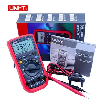 Цифровой Мультиметр UNI-T UT61A Высоконадежный Профессиональный Электрический Ручной Тестер CD с Подсветкой и удержанием данных Multitester